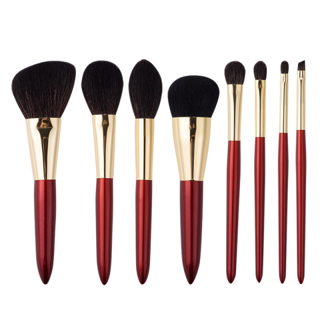 K8029 8pcs red brush set