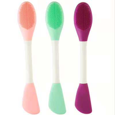 TM008 Double end Silicone face Mask Brush