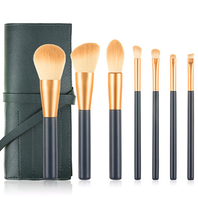 K7021 7pcs makeup brush set with case