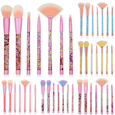 K7023 7pcs liquid glitter makeup brush set