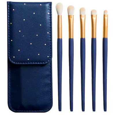 K5016 5pcs blue starry sky eye brush set