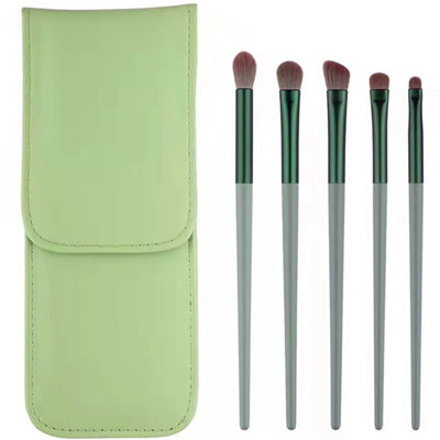 K5017 5pcs Green Summer eye brush set