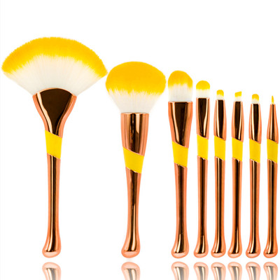 K8026 8pcs baseball girl makeup brush set