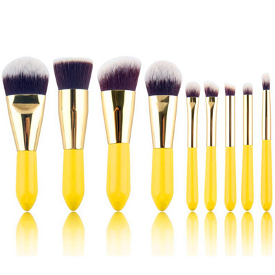 K9023 9pcs short makeup brush set