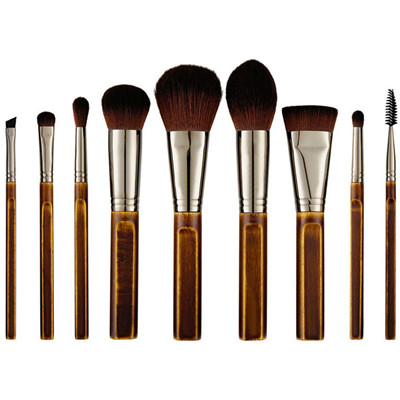 K9024 9pcs beech handle makeup brush set