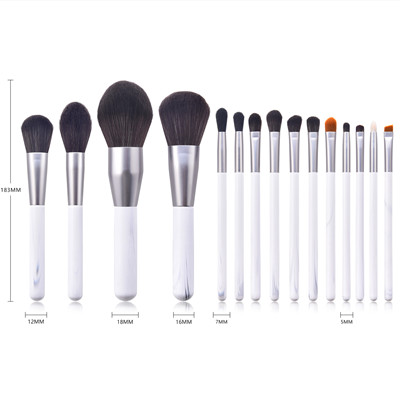 K15002 15pcs ink paint makeup brush set