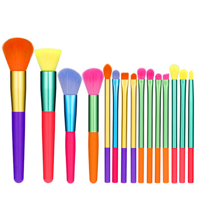 K15005 15pcs Macarons makeup brush set