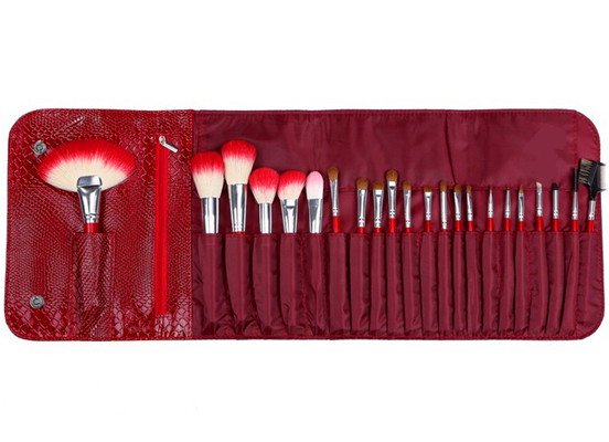 K22004 22pcs natural hair makeup brush set