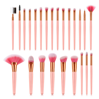 K24001 24pcs pink makeup brush set