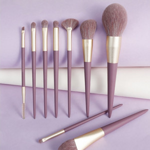 K9028 9pcs purple sweet potato makeup brush set