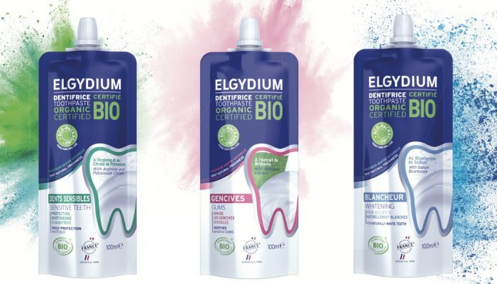 Arcade Beauty develops 3D pouches for Elgydium's new organic range