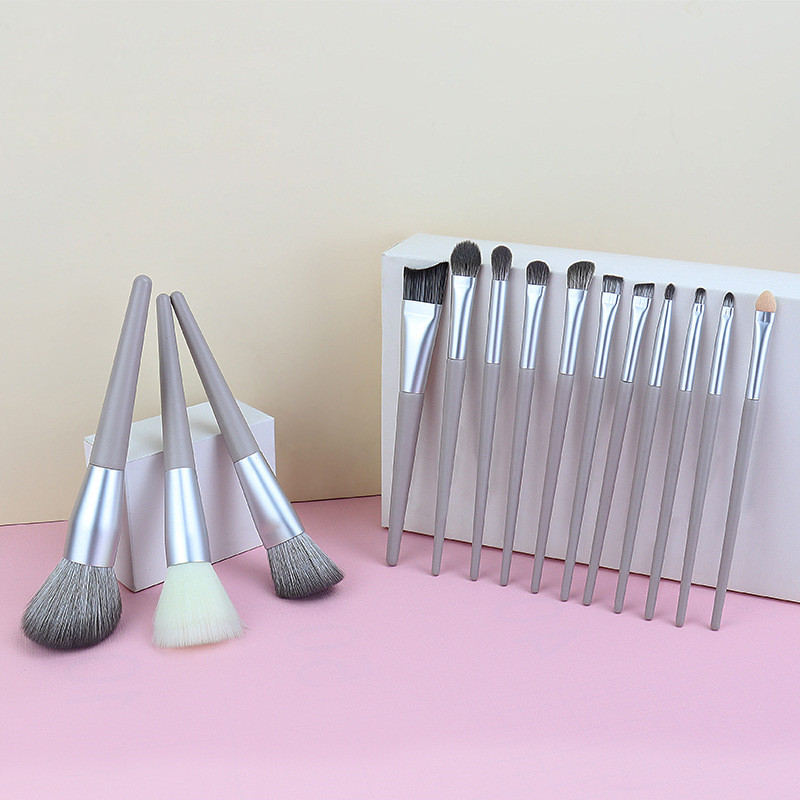 K14010 cream gray makeup brush sets